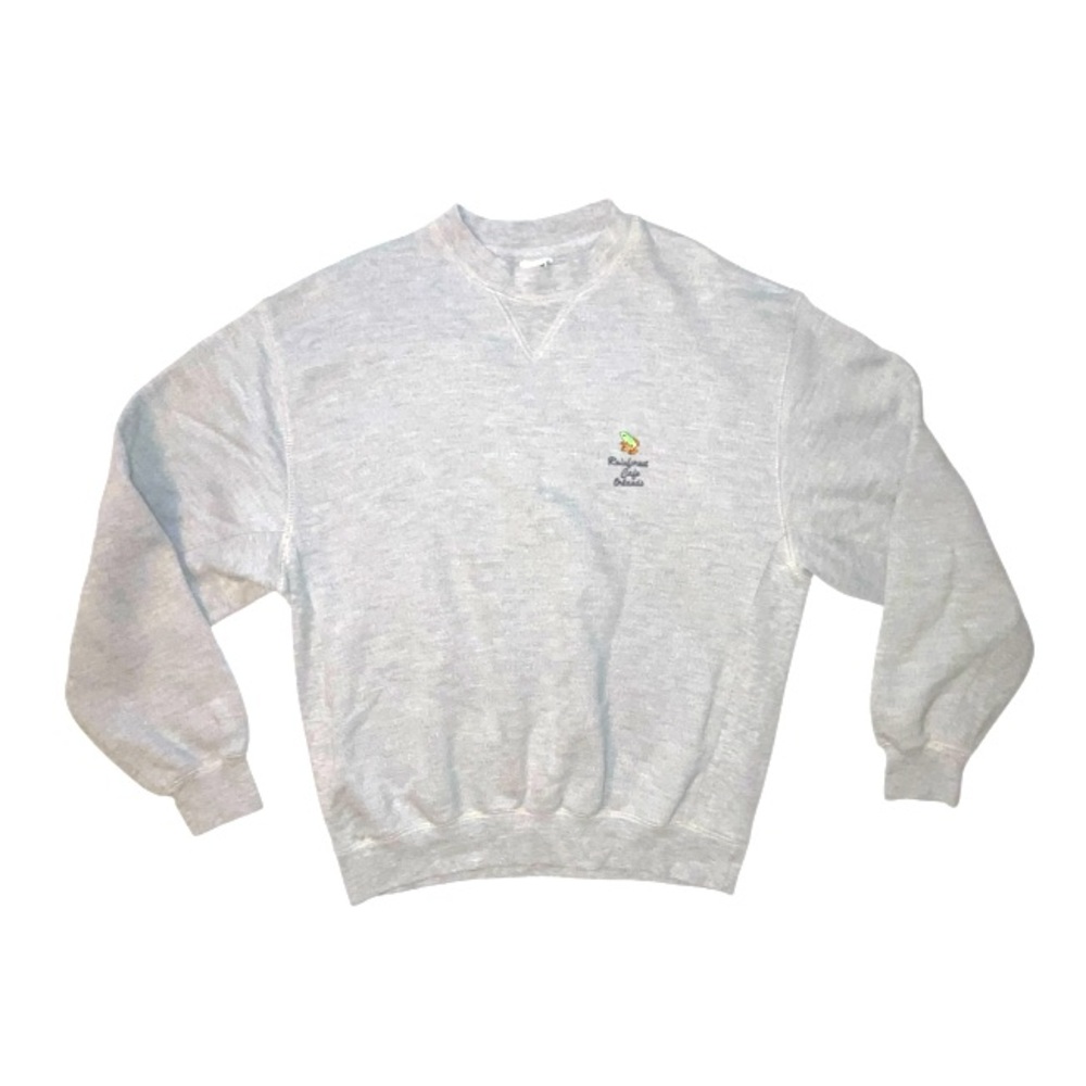 Rainforest Cafe Orlando Souvenir Crewneck Sweatshirt  Embroidered Frog Size Sm
